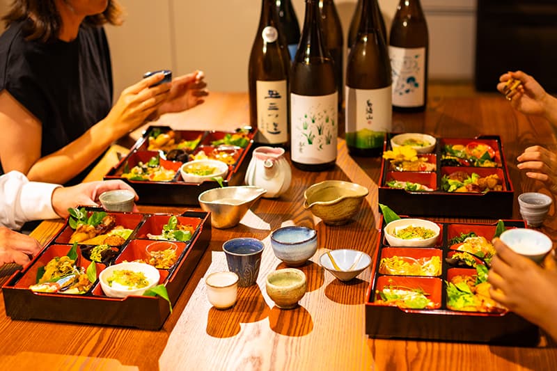 An intimate table of Akita cuisine and local sake at NORICHIE